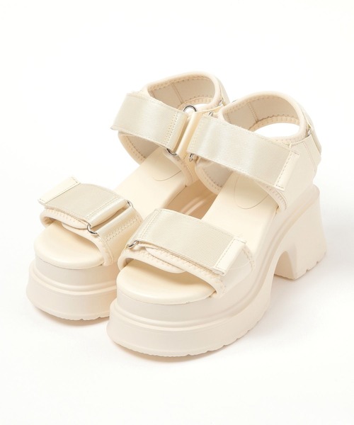 セール】3.3 Field Trip／サテンテープベルトサンダル（サンダル
