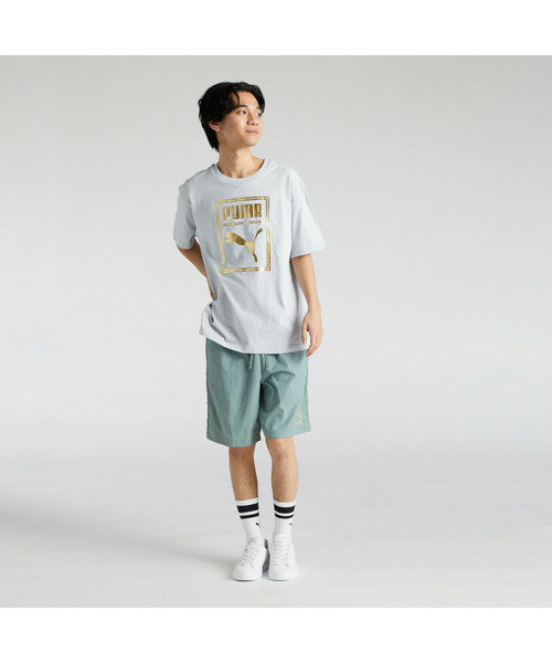PUMA(プーマ)の「PUMA プーマ メンズ ESS メタリック グラフィック 半袖 Tシャツ(Tシャツ/カットソー・メンズ・ホワイト/ブラック/グレー・XX-LARGE/X-LARGE/LARGE/SMALL/MEDIUM)」の5枚目の写真