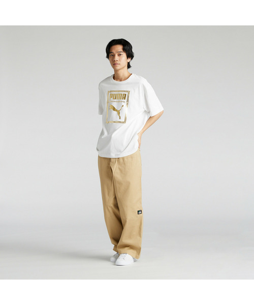 PUMA(プーマ)の「PUMA プーマ メンズ ESS メタリック グラフィック 半袖 Tシャツ(Tシャツ/カットソー・メンズ・ホワイト/ブラック/グレー・XX-LARGE/X-LARGE/LARGE/SMALL/MEDIUM)」の9枚目の写真