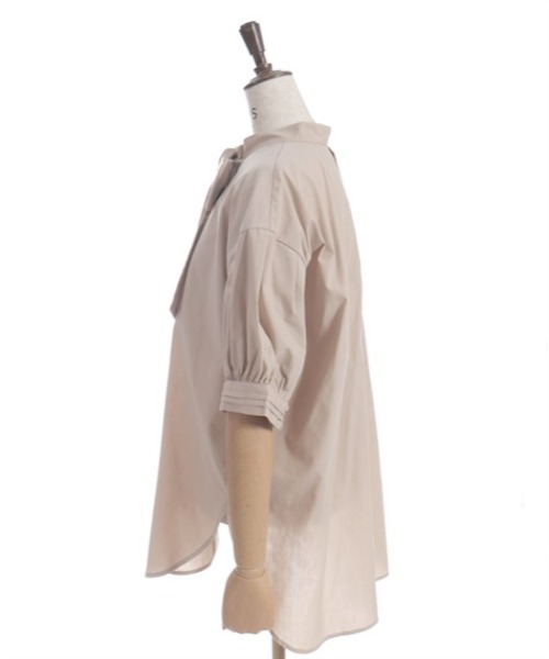 axes femme(アクシーズファム)の「ビッグリボン半袖ブラウス(シャツ/ブラウス・レディース・ベージュ/ブルー/ホワイト・FREE)」の20枚目の写真