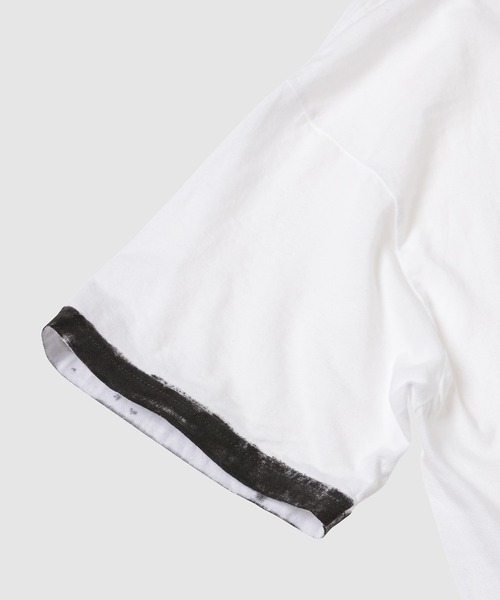 BOW WOW（バウワウ）の「US PRISONER TRIM TEE（Tシャツ/カットソー・メンズ・ホワイト×ブラック・XL/L）」の4枚目の写真