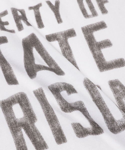 BOW WOW（バウワウ）の「US PRISONER TRIM TEE（Tシャツ/カットソー・メンズ・ホワイト×ブラック・XL/L）」の6枚目の写真