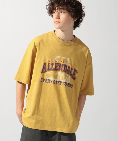 niko and...（ニコアンド）の「アソートカレッジロゴTシャツ（Tシャツ/カットソー・メンズ・マスタード/ネイビー/グリーン/オフホワイト・LARGE/MEDIUM）」の20枚目の写真