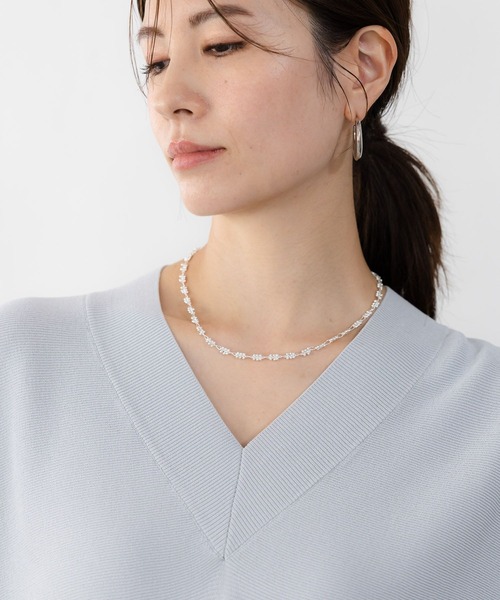 Elura(エルーラ)の「つぶつぶチェーンネックレス/494153(ネックレス・レディース・シルバー/ゴールド・ONE SIZE)」の1枚目の写真
