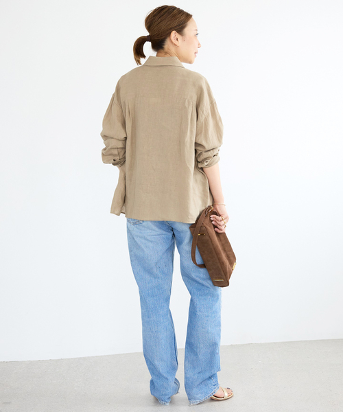 Deuxieme Classe J-LINEN シャツ￥28,600(税込) Linen シャツ（シャツ／ブラウス）｜Deuxieme Classe