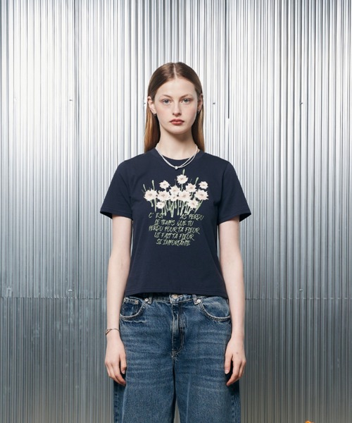 L2 GRASS FLOWER T-SHIRT（Tシャツ/カットソー）｜LARTIGENT