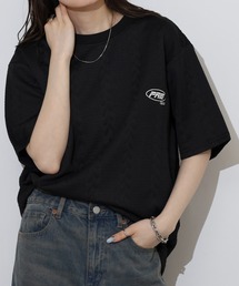 膨れジャガード ロゴ 半袖 Tシャツ