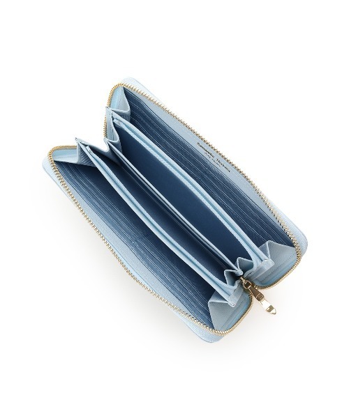 Samantha Thavasa Petit Choice(サマンサタバサ プチチョイス)の「ビジューリボンバイカラー 長財布(財布・レディース・ライトブルー/ピンク/ベージュ・FREE)」の20枚目の写真