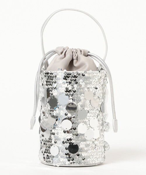 Ray BEAMS(レイビームス)の「blicenscell / sequin buscket バッグ(トートバッグ・レディース・シルバー/ゴールド/ブラック・ONE SIZE)」の13枚目の写真