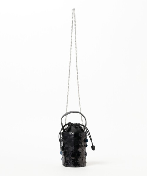 Ray BEAMS(レイビームス)の「blicenscell / sequin buscket バッグ(トートバッグ・レディース・シルバー/ゴールド/ブラック・ONE SIZE)」の18枚目の写真