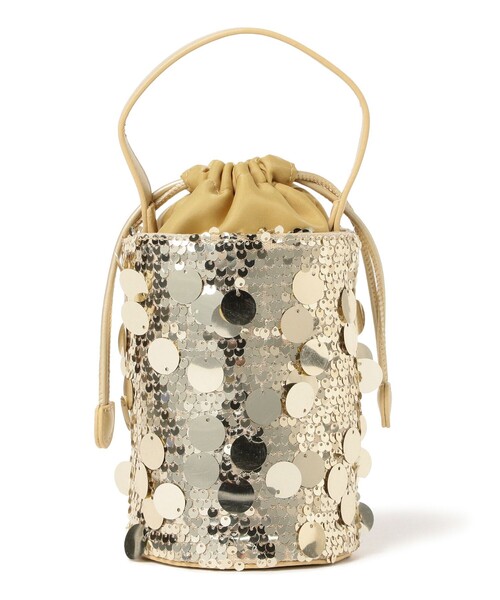 Ray BEAMS(レイビームス)の「blicenscell / sequin buscket バッグ(トートバッグ・レディース・シルバー/ゴールド/ブラック・ONE SIZE)」の12枚目の写真
