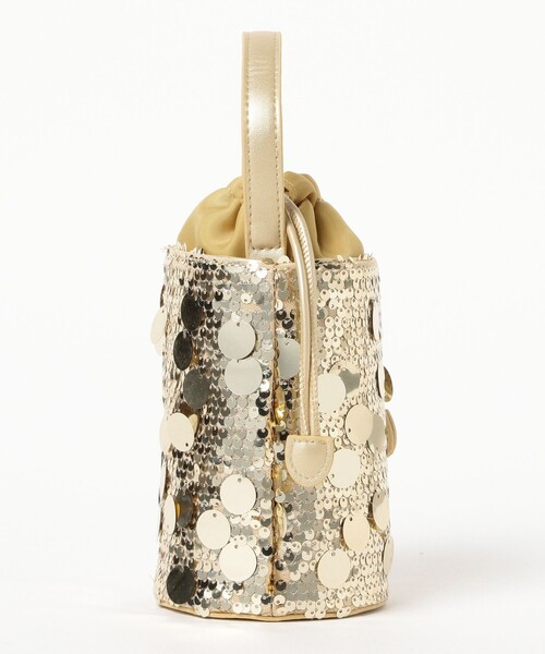 Ray BEAMS(レイビームス)の「blicenscell / sequin buscket バッグ(トートバッグ・レディース・シルバー/ゴールド/ブラック・ONE SIZE)」の11枚目の写真