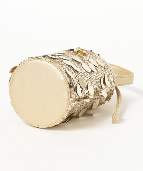 Ray BEAMS(レイビームス)の「blicenscell / sequin buscket バッグ(トートバッグ・レディース・シルバー/ゴールド/ブラック・ONE SIZE)」の9枚目の写真