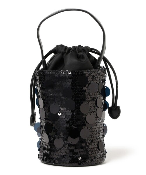 Ray BEAMS(レイビームス)の「blicenscell / sequin buscket バッグ(トートバッグ・レディース・シルバー/ゴールド/ブラック・ONE SIZE)」の4枚目の写真