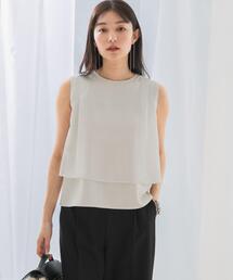 URBAN RESEARCH ROSSO WOMEN | シアーチンツレイヤードブラウス(シャツ/ブラウス)