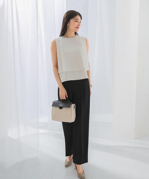 URBAN RESEARCH ROSSO WOMEN(アーバンリサーチ ロッソ)の「シアーチンツレイヤードブラウス(シャツ/ブラウス・レディース・ブルー系その他/ホワイト/ピンク系その他・FREE)」の19枚目の写真