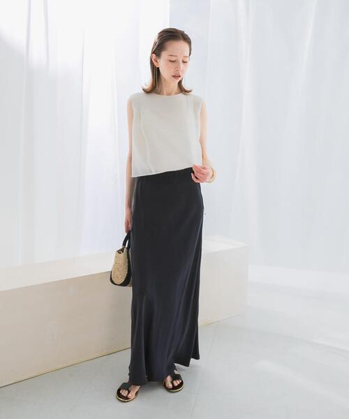 URBAN RESEARCH ROSSO WOMEN(アーバンリサーチ ロッソ)の「シアーチンツレイヤードブラウス(シャツ/ブラウス・レディース・ブルー系その他/ホワイト/ピンク系その他・FREE)」の22枚目の写真