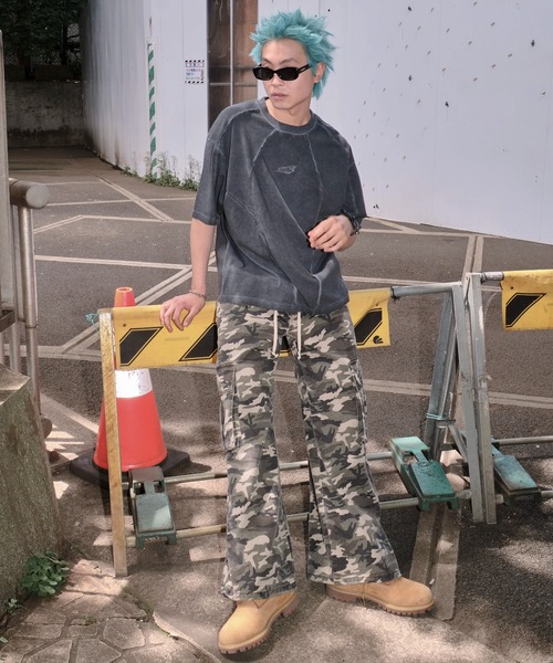 SHORT ROUND(ショートラウンド)の「SHORT ROUND/コールドダイスウィッチングロゴT(Tシャツ/カットソー・メンズ・スミクロ/グレー・MEDIUM/LARGE)」の18枚目の写真