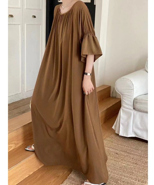 フォクシー　袖口フリル　ワンピース フォクシー 袖口フリル ワンピース フォクシー シルク入りフリル