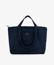 【BENSIMON】2WAY トートバッグ　ショルダーバッグ ビッグ 大き目 キャンバス タオル地　フランスブランド