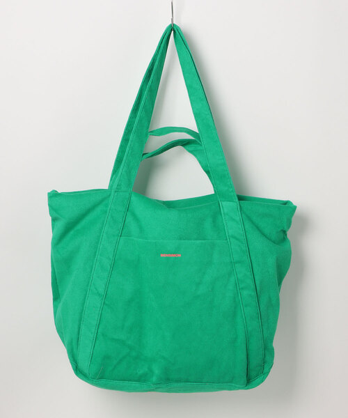 BENSIMON（ベンシモン）の「【BENSIMON】2WAY トートバッグ　ショルダーバッグ ビッグ 大き目 キャンバス タオル地　フランスブランド（ショルダーバッグ・レディース・ネイビー/グリーン・FREE）」の8枚目の写真