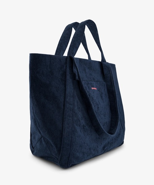 BENSIMON（ベンシモン）の「【BENSIMON】2WAY トートバッグ　ショルダーバッグ ビッグ 大き目 キャンバス タオル地　フランスブランド（ショルダーバッグ・レディース・ネイビー/グリーン・FREE）」の19枚目の写真