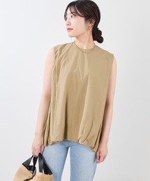 normment | 【normment】バルーンノースリーブブラウス-BALLOON N/S BLOUSE(シャツ/ブラウス)