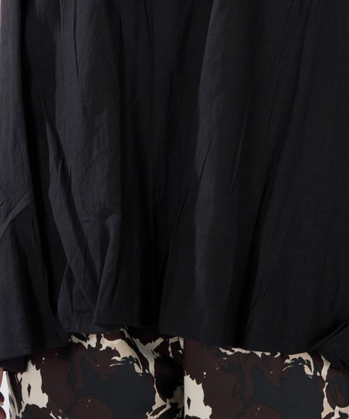 normment（ノーメント）の「【normment】バルーンノースリーブブラウス-BALLOON N/S BLOUSE（シャツ/ブラウス・レディース・オリーブ/ブラック・FREE）」の13枚目の写真