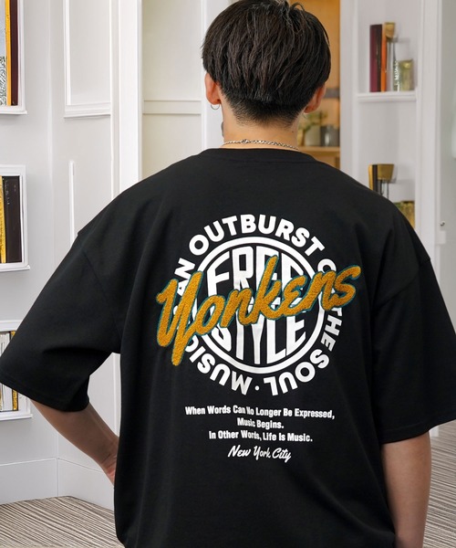 L'atelier(ラトリエ)の「グラフィック デザイン Tシャツ 半袖(Tシャツ/カットソー・メンズ・ブラック系1/ブラック系3/ホワイト系4/ホワイト系6/ブラック系2/ホワイト系3/ブラック系4/ホワイト系5/ホワイト系1/ホワイト系2/ブラック系5/ブラック系6・M/L/LL)」の8枚目の写真