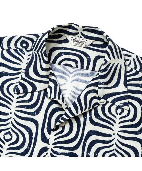 セール】AFRICAN CHECK PATTERN OPEN COLLAR SH（シャツ/ブラウス
