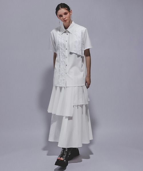 HARE×adoコラボ　プリーツレイヤースカート HARE（ハレ）の「プリーツレイヤースカート（）」 - WEAR