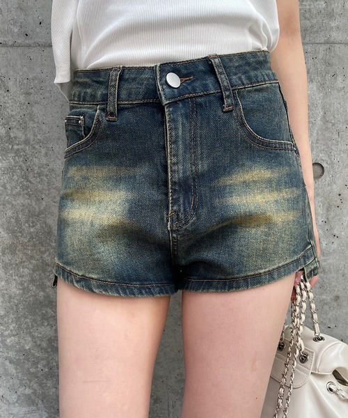 MARSデニムショートパンツ MARNI×Current／Elliott デニムショートパンツ6008-0001 6008