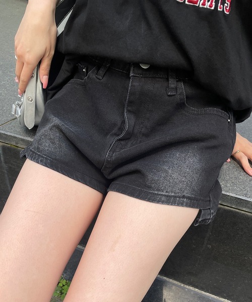 本日まで出品　ADER ERROR ブラックデニムショートパンツ 本日まで出品 ADER ERROR ブラックデニムショートパンツ - メルカリ