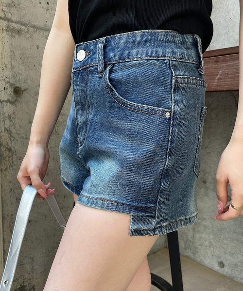 セール】デニムショートパンツ（デニムパンツ）｜ROGER AND RAW