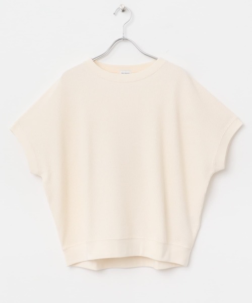 URBAN RESEARCH DOORS（アーバンリサーチドアーズ）の「タックフライスフレンチTシャツ（Tシャツ/カットソー・レディース・ホワイト系その他/ネイビー/ナチュラル/ライトブルー・MEDIUM）」の14枚目の写真