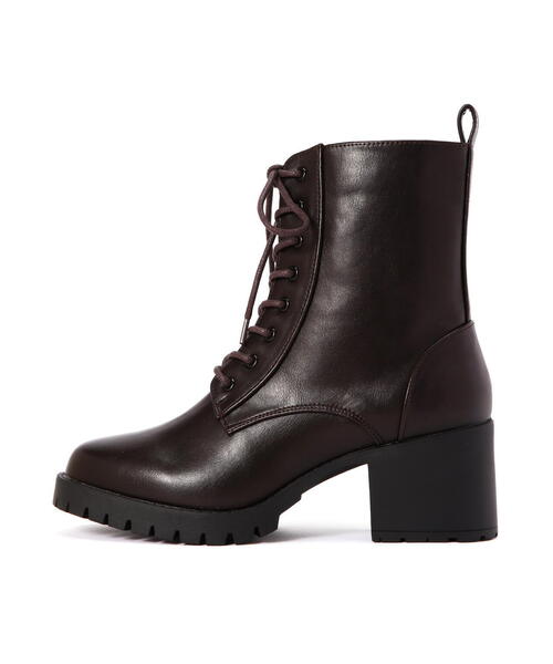 NATURAL BEAUTY BASIC（ナチュラルビューティーベーシック）の「◇レースアップミドルブーツ（ブーツ・レディース・ダークブラウン/ブラック・SMALL/MEDIUM/LARGE）」の7枚目の写真