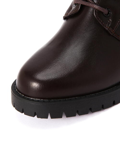 NATURAL BEAUTY BASIC（ナチュラルビューティーベーシック）の「◇レースアップミドルブーツ（ブーツ・レディース・ダークブラウン/ブラック・SMALL/MEDIUM/LARGE）」の9枚目の写真