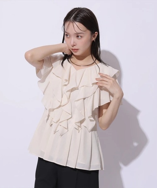 Mystrada ラッフルフレアブラウス ラッフルフレアブラウス | シャツ・ブラウス | Mystrada（マイ