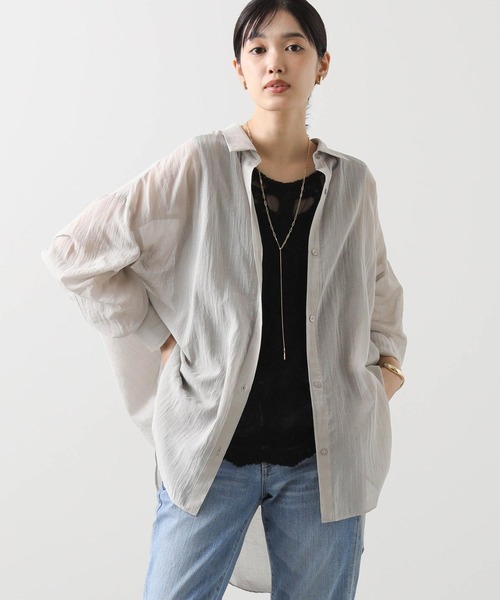 Acuta（アクータ）の「ボイルカシュクールシャツ（シャツ/ブラウス 