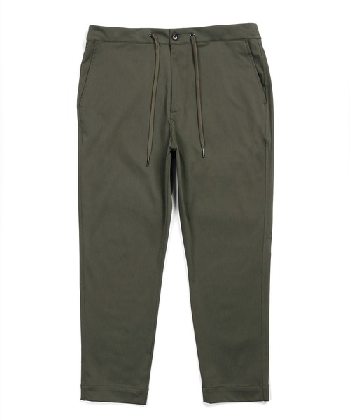 The DUFFER of ST.GEORGE(ザダファーオブセントジョージ)の「『WONDER SHAPE』PIQUE CROPPED:360°全方向高伸縮『ワンダーシェイプ』ピケ クロップドパンツ(チノパンツ・メンズ・チャコールグレー/ネイビー/カーキ/ライトグレー・MEDIUM/SMALL/X-LARGE/LARGE)」の17枚目の写真