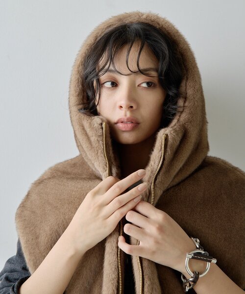 ミンクフェイクファーブルゾン（その他アウター）｜Whim Gazette