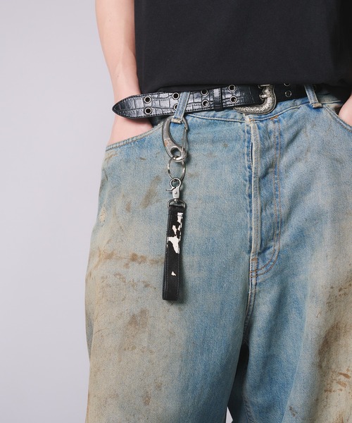 WISH FOR EVER（ウィッシュフォーエバー）の「CONCHO DESIGN KEY RING（LONG）/ コンチョデザインキーリング(ロング)（キーホルダー・メンズ・ブラック/その他・FREE）」の10枚目の写真