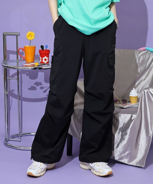 NERDY(ノルディ)の「ベーシックカーゴウーブンパンツ(その他パンツ・レディース・グレー/ブラック/ベージュ/ピンク・SS/L/M/S)」の5枚目の写真