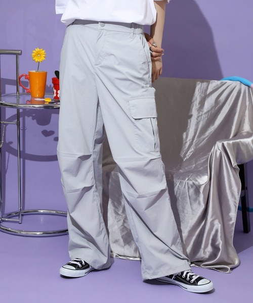 NERDY(ノルディ)の「ベーシックカーゴウーブンパンツ(その他パンツ・レディース・グレー/ブラック/ベージュ/ピンク・SS/L/M/S)」の11枚目の写真