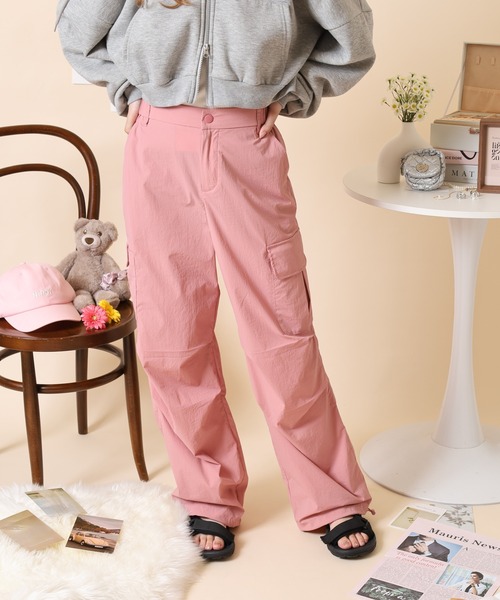 NERDY(ノルディ)の「ベーシックカーゴウーブンパンツ(その他パンツ・レディース・グレー/ブラック/ベージュ/ピンク・SS/L/M/S)」の22枚目の写真