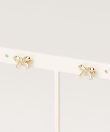 ミニ リボン ピアス