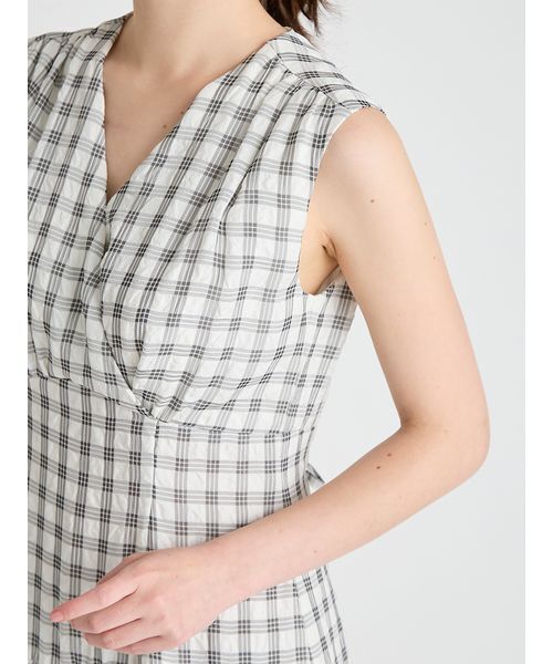 CELFORD(セルフォード)の「サッカーチェックワンピース(ワンピース・レディース・マルチ/ブラック/クリーム・38/36)」の10枚目の写真