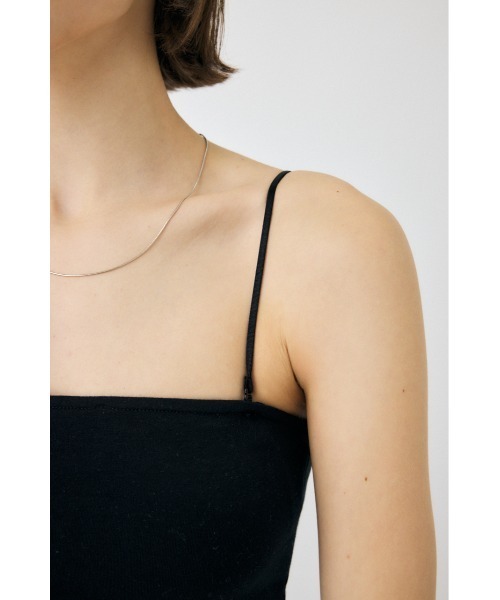 MOUSSY（マウジー）の「SQUARE NECK PLAIN キャミソール（キャミソール・レディース・ブラック/ホワイト・1/0/2）」の9枚目の写真