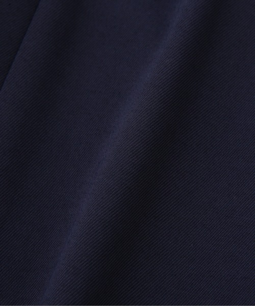 ADORE ネイビー ノーカラージャケット アドーア ADORE ライトリバーケープ付きノーカラージャケット
