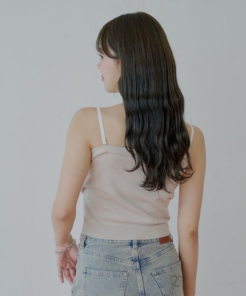 paloma wool ダークデニム ハルターキャミソール paloma wool ダークデニム ハルターキャミソール